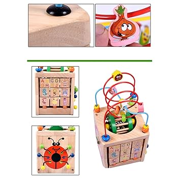 Amazon | Sironoa モンテッソーリ 玩具 1歳 2歳 3歳 知育玩具 木